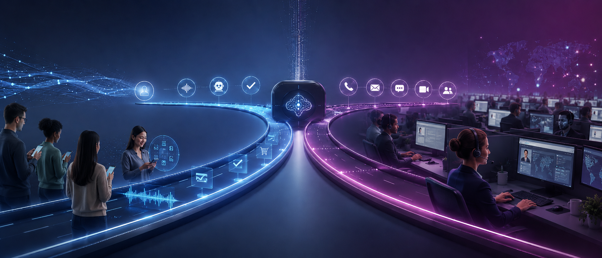 Contact Center oder KI-Voicebot – das ist hier die Frage