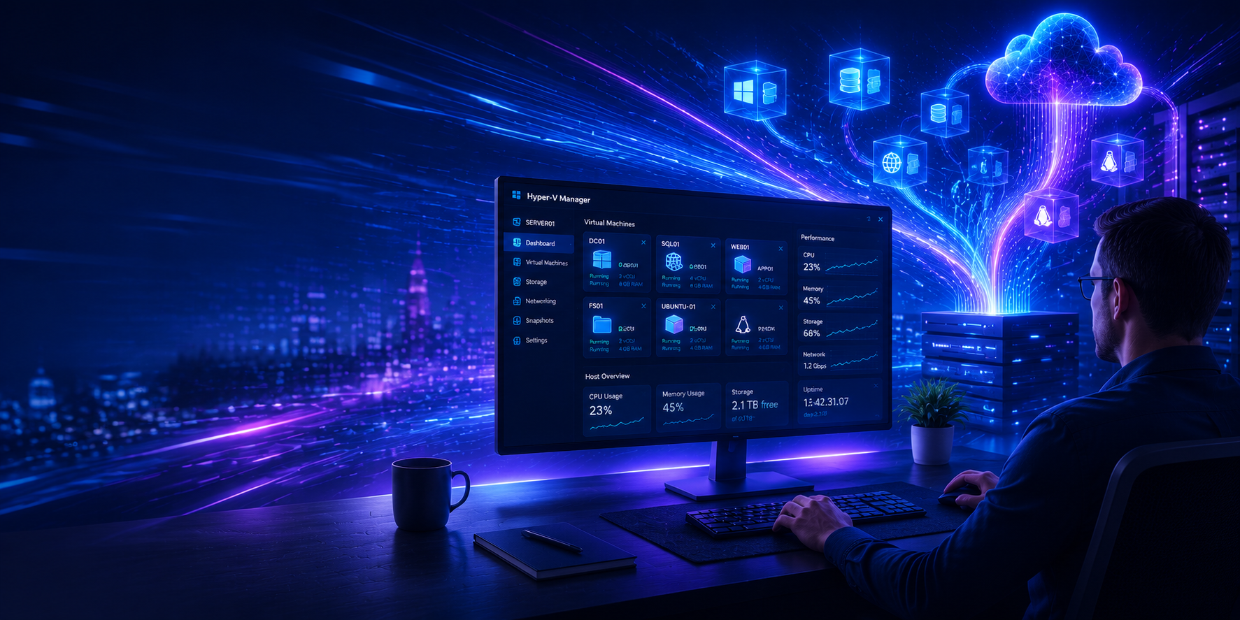 🧑‍💻 Virtualisierung mit Hyper‑V – So erstellen Sie VMs unter Windows
